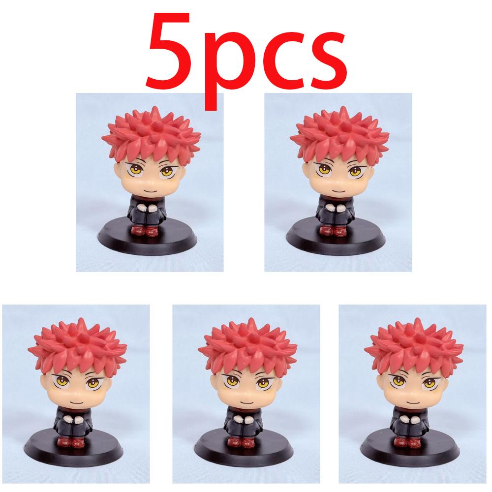 1-5pcsOriginal Jujutsu Kaisen Anime Figure Look Up Kkotsu Yuta Geto Suguru Anime Figure Q Version Cute Model Toys