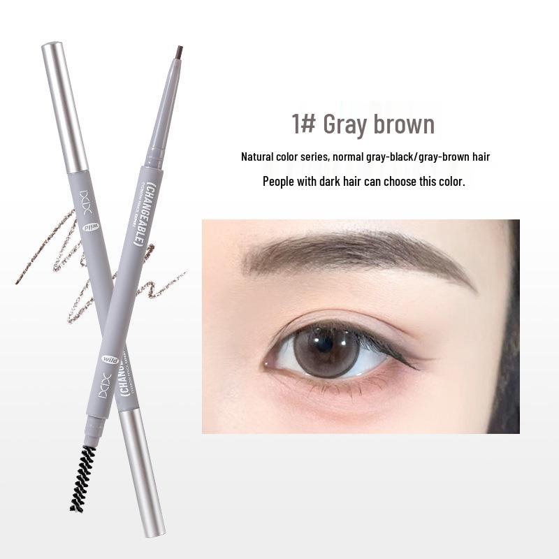 XIXI 3D Sketching Eyebrow Pencil: Mist-like, Rotating Core for Natural Color and Enhanced Definition in Portraits