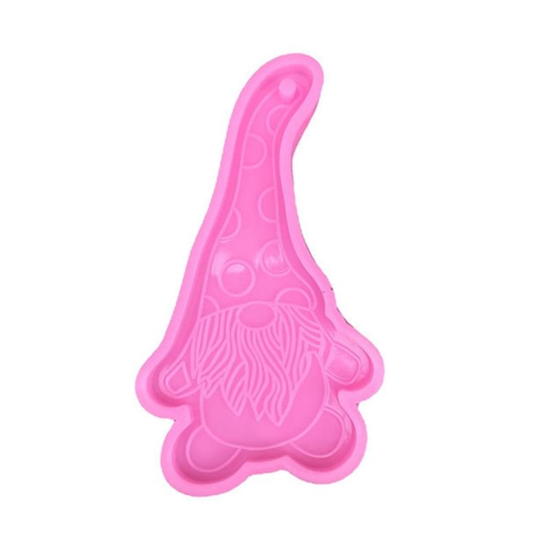 DIY Moș Crăciun Micul Pitic Mucegai epoxidic din silicon DIY Breloc pandantiv Bijuterii Crafting Mucegai pentru Crăciun Dragoste Cadou