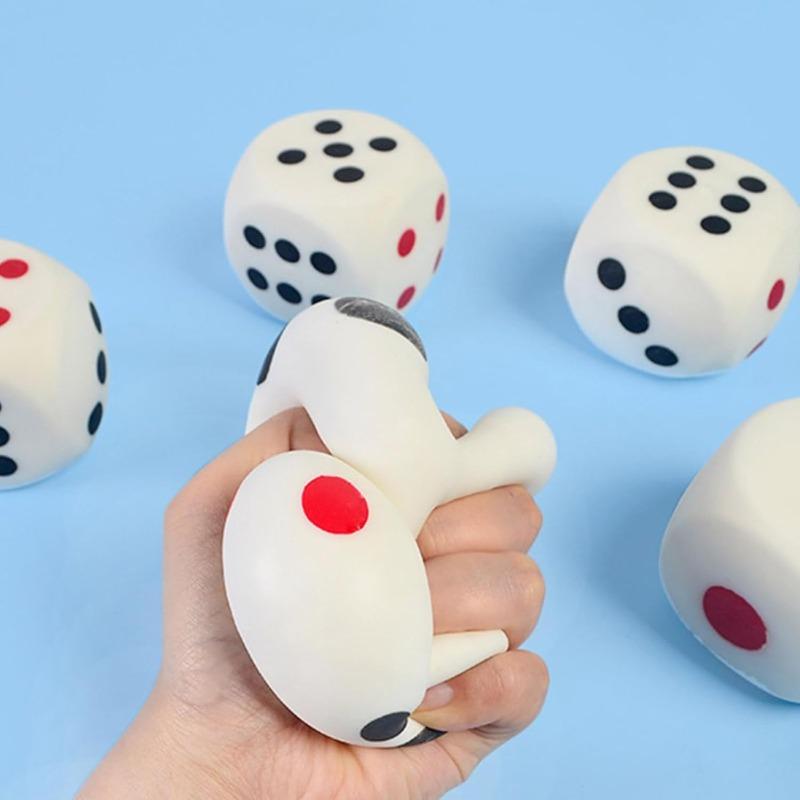 1Pcs Novelty 7Cmx7Cm 6 Sided Large Foam Colorful Dice S Game  For Reduce Squeeze Anxiety Stress Relieve Anxiety