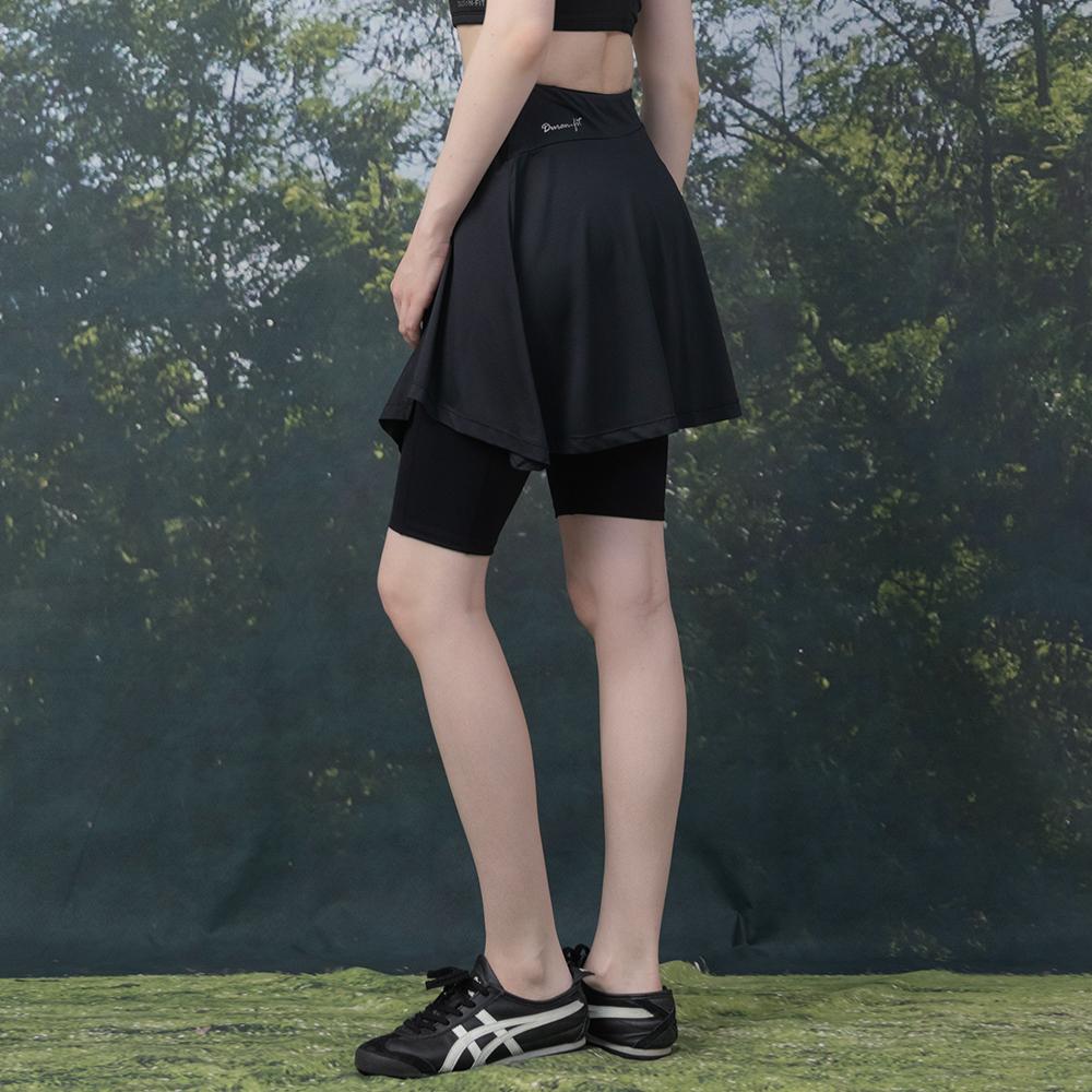DURAN Asymmetrical Slit Cover-Up Skirt Dbf5S-8038 2 Colors