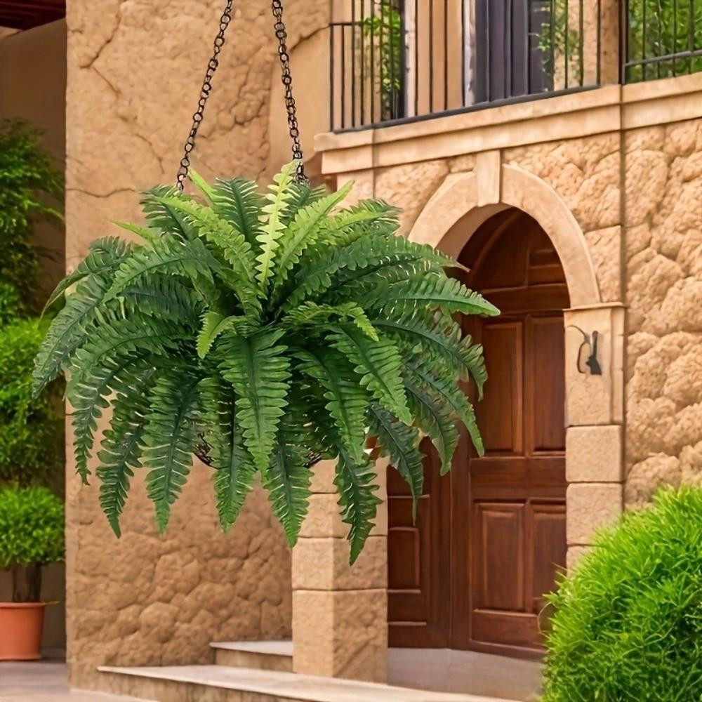 Plante Artificielle en Plastique Liane Feuille de Soie Couleur Verte Rotin Artificiel Feuilles de Lierre Rameaux Suspension Murale Feuille en Plastique Décoration de Maison
