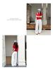 2026 Spring Women's Korean Style Wide-Leg Casual Pants - Loose Slimming, Thirteen Line Design