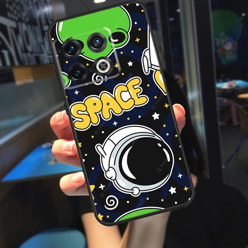Aesthetics Cute Cartoon Alien Funda For OnePlus 12R 13 R 12 11 9 10 Pro 8T 9RT 10T OnePlus Nord 4 CE 2 3 Lite N20 N30 Case