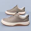Top Layer Cowhide  New Men's Casual Shoes Thick Soled Men's Versatile Men's Shoes Genuine Leather Breathable Shoes