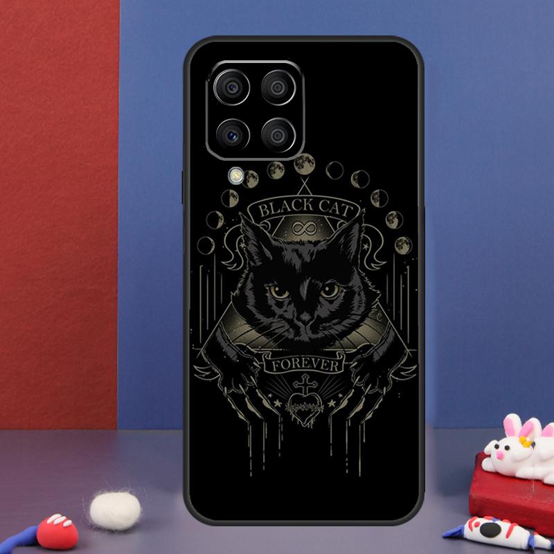 Witches Cat Moon Case For Samsung Galaxy M34 M14 M54 M13 M15 M36 M55 M35 M56 M16 M31 M11 M53 M12 M32 M52 M06