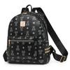 Autumn 2025 Women's Niche Leather Double Shoulder Backpack - High-End, Large Capacity for College Students