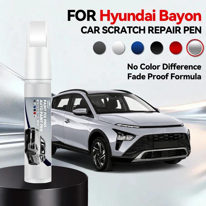

Specialized Automobiles For Hyundai Bayon Paint Repair Pen Touch Up Scratch Remover DIY Auto Accessories Black White Blue Gray срібний
