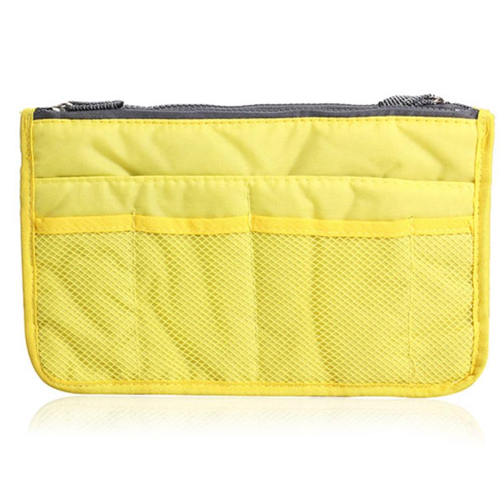 Newly Insert Liner Women's Bag Storage Bag Zip lock Bag Makeup Pouch Travel Cosmetic Handbag