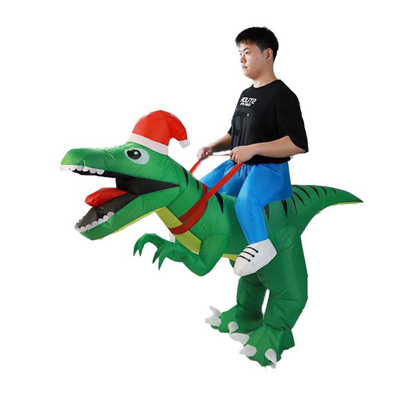 Christmas Cartoon Mascot Inflatable Costume: Reindeer, Santa Claus, Tree