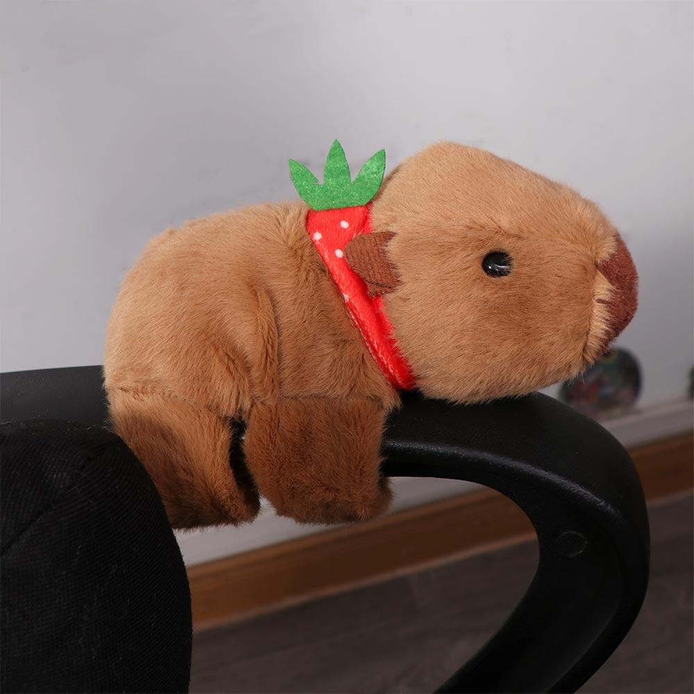 Brown Capybara Plush Papa Circle Stuffed Animals Lovely Capybara Wrist Circle Kid Gift