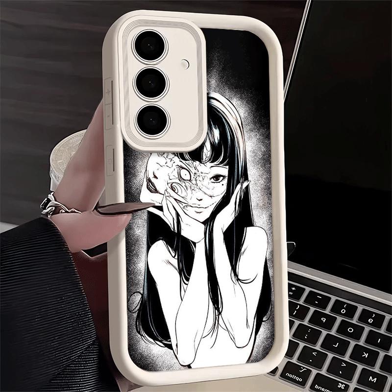 Phone Case for Samsung Galaxy A17 A16 A15 A14 A13 Japanese Horror Anime A56 A36 A26 A55 A35 A25 A54 A34 A24 A53 A33 A23 A07 A06