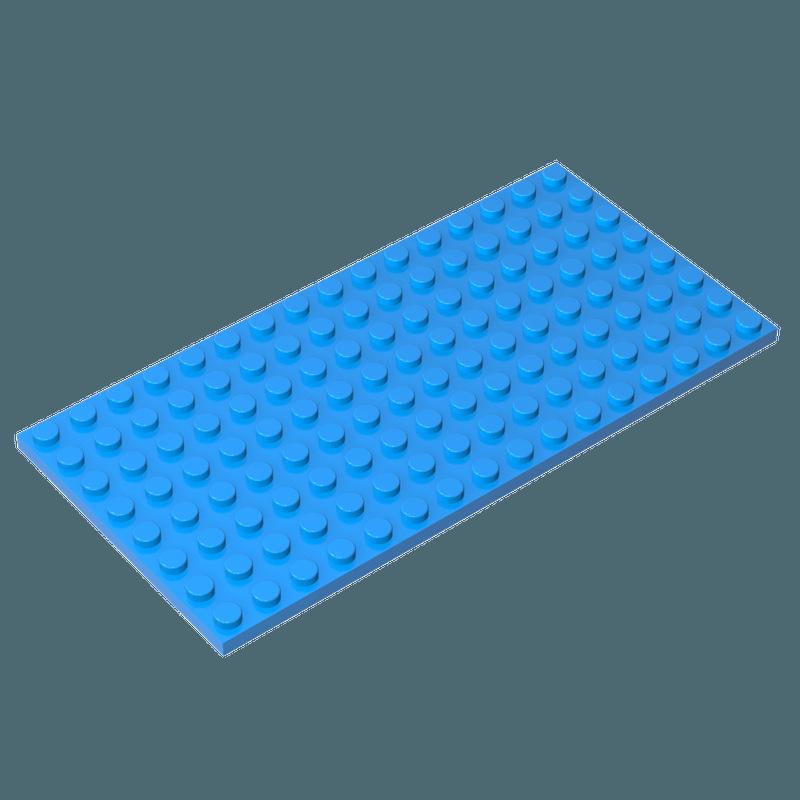 50g Small Particle Building Blocks: 8x16 Thin Plate Brick Accessories