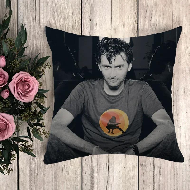 Anime Pillow David Tennant Cushion Cover X Decorative Pillowcases For Pillows X Pillowcase Car Decoration Fall Decor