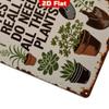 Funny Gardening Metal Sign Rustic Wall Decor Outdoor Indoor Weather Resistant Vintage Plant Lover Gift