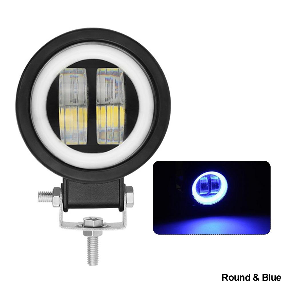 12V 24V Waterproof LED Bar Offroad 20W LED Work Light 6D LED Angel Eyes Light Bar For SUV ATV Truck Boat 4x4 Motorcycle