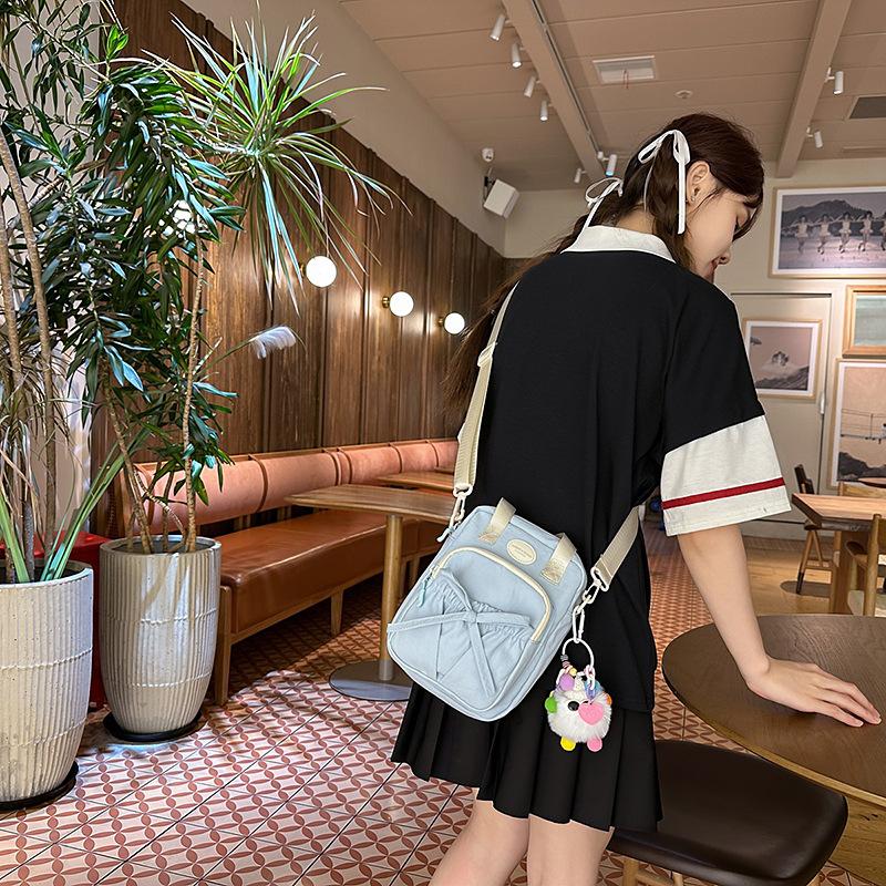 Japanese niche design women's commuter light shoulder bag 2025 summer new crossbody bag cute forest girl bag