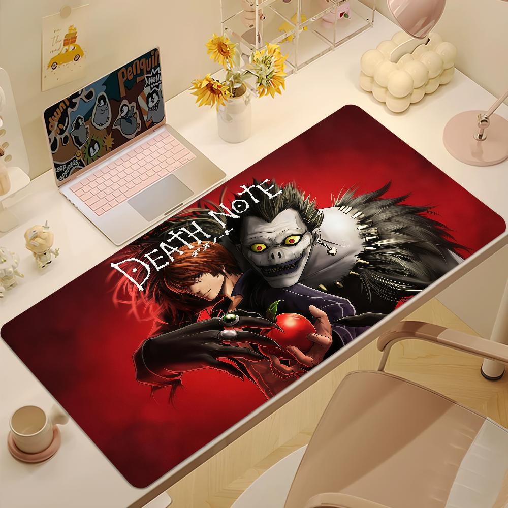 Anime Death Note Mouse Pad Large Nonslip Lockedge Desktop Computer Desk Mat Keyboard Writing Mousepad Office Gamer Student Gift