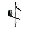 Modern Spiral LED Wall Lamp 12W Black TWIST ML1058 Milagro
