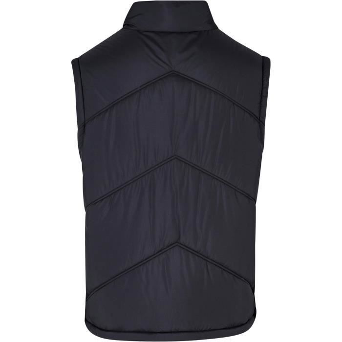 Prošívaná vesta - Urban Classics - Arrow - Černá - Látka 100% polyester - Stojáček
