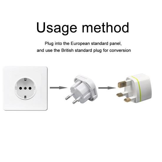 UK zu EU Wand-Wechselstromstecker Ladegerät Steckdosenadapter Konverter für Reisen