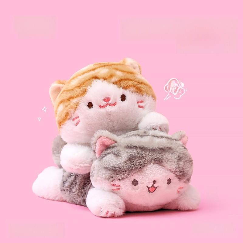 Plush Cat Toy Pillow With Pp Cotton Filling For Gift And Collectors