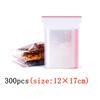 100/200/300PcsThicken Zipper Sealed Bags Clear Plastic Storage Bag for Food Packing Reclosable Zippers Sealing Pouch Wholesale