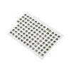 100pcs 10mm Artificial Fishing Eyes Fish Eyes Sticker Fishing Accessories Tackle Fishing Lure EyesSilver