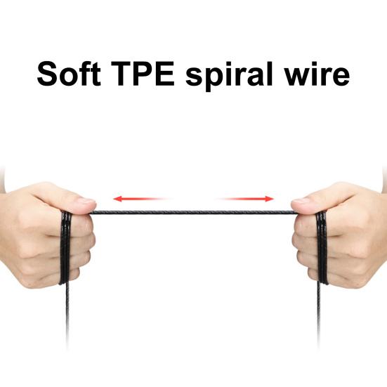 YT1 Wired Earbuds In-ear Heavy Bass Metal Type-C Wire Control Music Earphones for Gaming