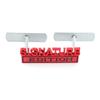 1Pc 3D Metal SIGNATURE Edition Logo Car Front Grille Badge Side Fender Rear Trunk Emblem Sticker Decal