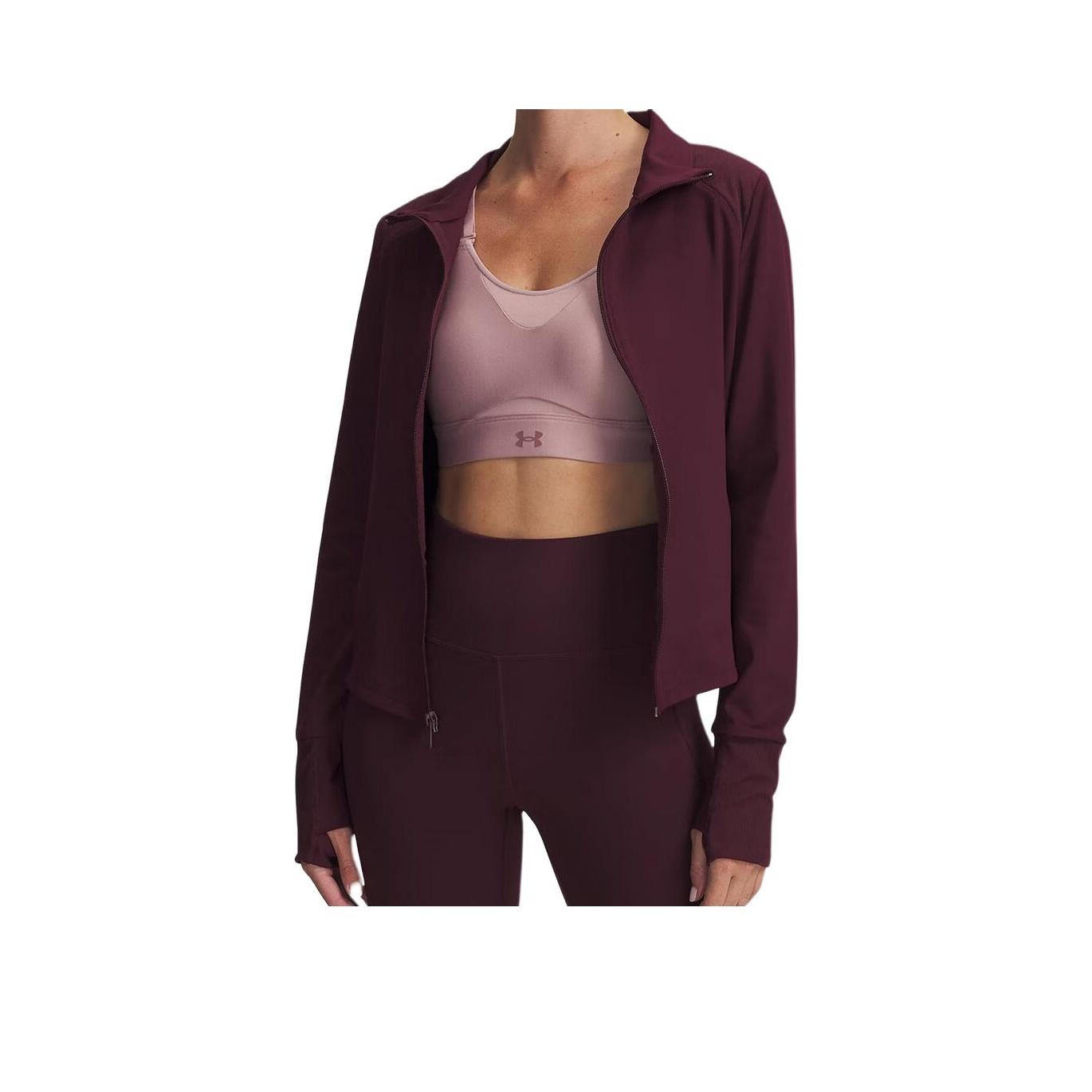 

Under Armour Однотонная куртка на молнии со стойкой женские куртки 1379157-600 L