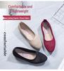 Old Beijing Women's Mesh Sandals: Shallow Cut, Hollow Pointed Toe, Versatile Flat Bottom, Soft Sole for Spring & Summer.