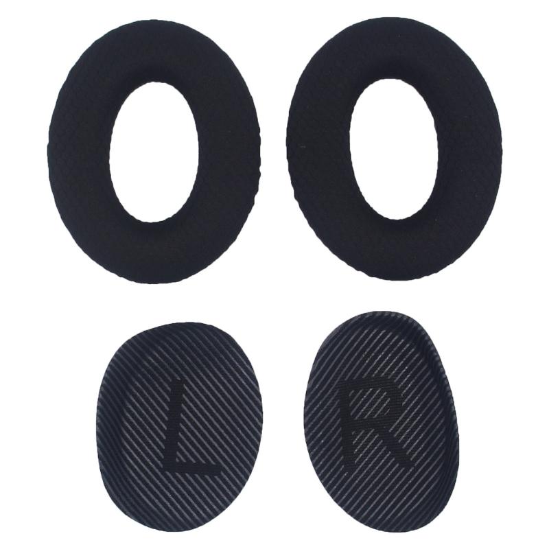 Thick Memory Foam Ear Pad Compatible for QC35 QC35II Headsets Earmuff for Superior Noise Isolation Enhances Sound