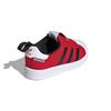 adidas Originals SUPERSTAR 360 Fleece Lined Breathable Low Top Skateboard Shoes Red Infant And Toddler FX4869