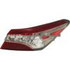 Taillights for 2018-2021 Toyota Camry XLE/XSE with Bends: 81550-06850, 81560-0