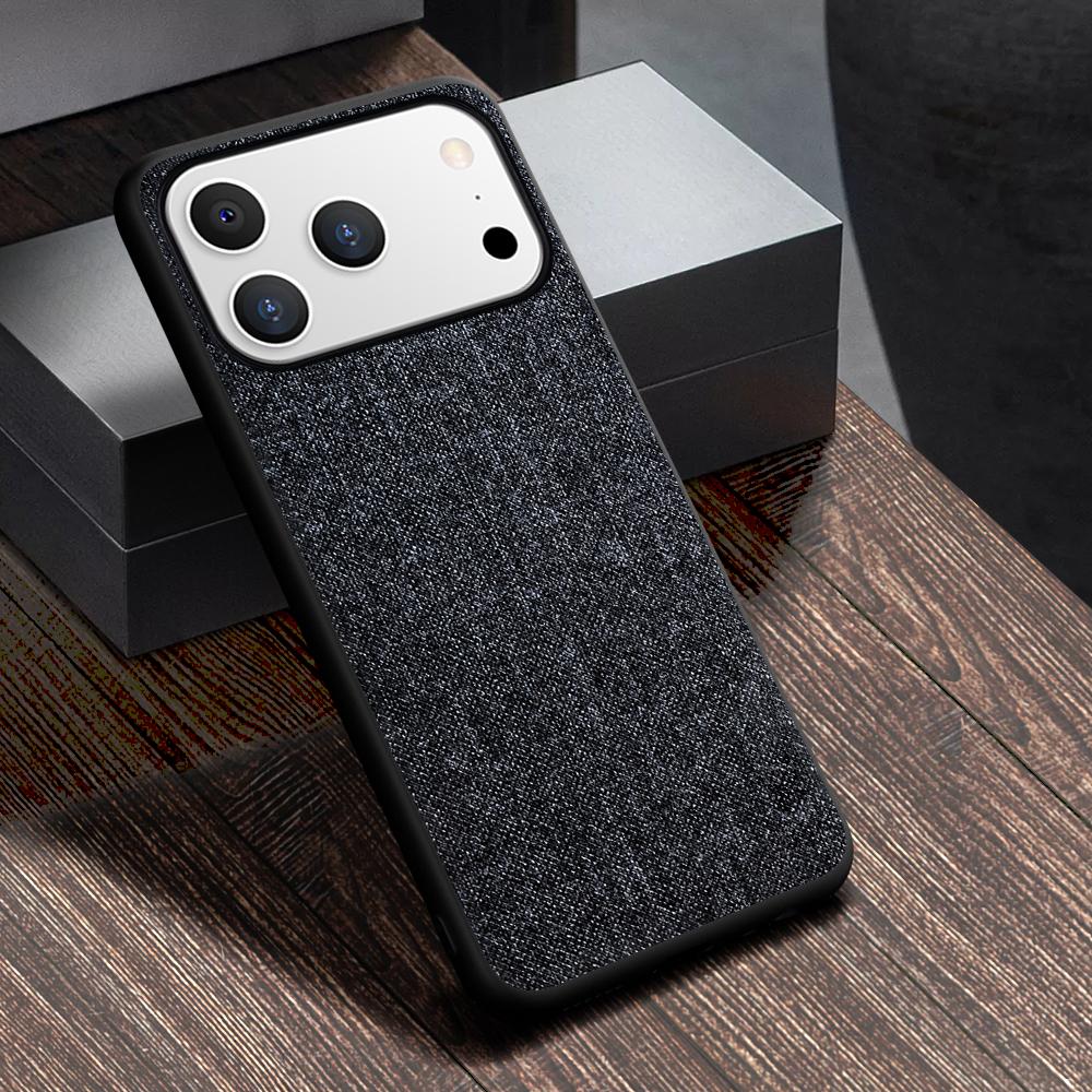 

Case for IPhone 17 Pro Max Luxury Vintage bling bling bark leather case for IPhone 17 Air case IPhone 17 Pro Max чёрный