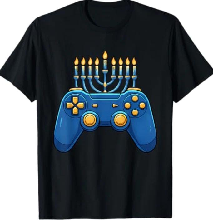 Happy Hanukkah Video Game Chanukah Men M