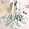 180*90cm Fashion Luxury Brand Scarf Women Shawl  Wrap Spring Muffler Hijab Bufanda Foulard Female Bandana Beach Stoles  Silk