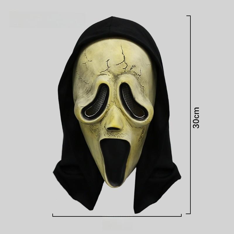 Mask Scream White Skull Ghost Face Masquerade Halloween Party Mock Gift Prop