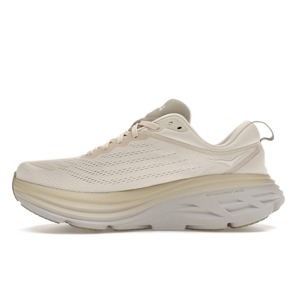 HOKA Bondi 8 Oat Milk Barley Men Sneakers Cream 1123202-OKB