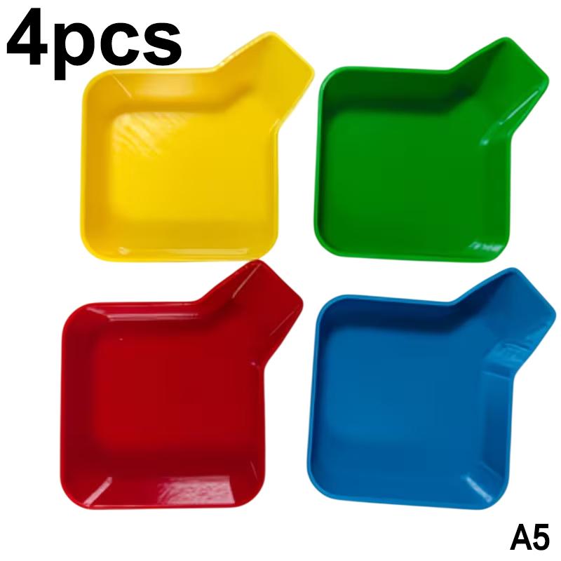 2/4Pcs Colorful Game Chip Trays Game Component Stands Game Coins Storage Tray Home Sorting Tray Portable Home Storage