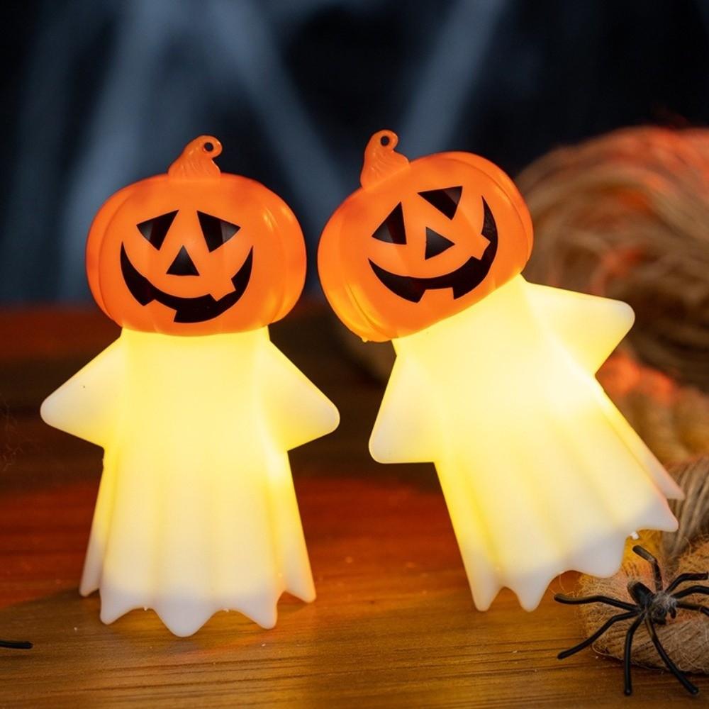 Eye Protection Ghost Pumpkin Lamp Spooky LED Night Light Halloween Pumpkin Light  Porch Lighting