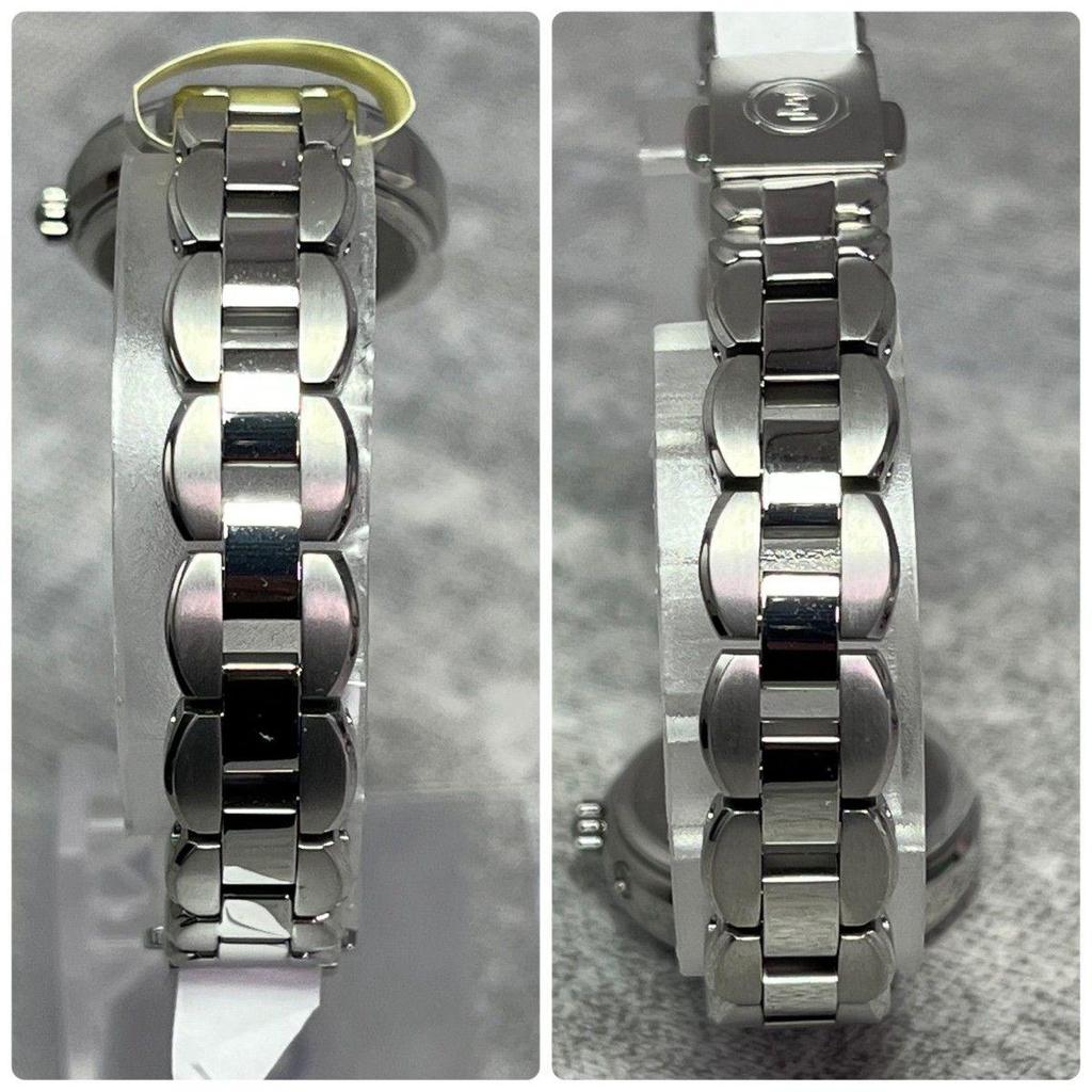 Used Unused CITIZEN EXCEED ES9470-50A Radio Solar White Pearl Titanium Ladies Watch