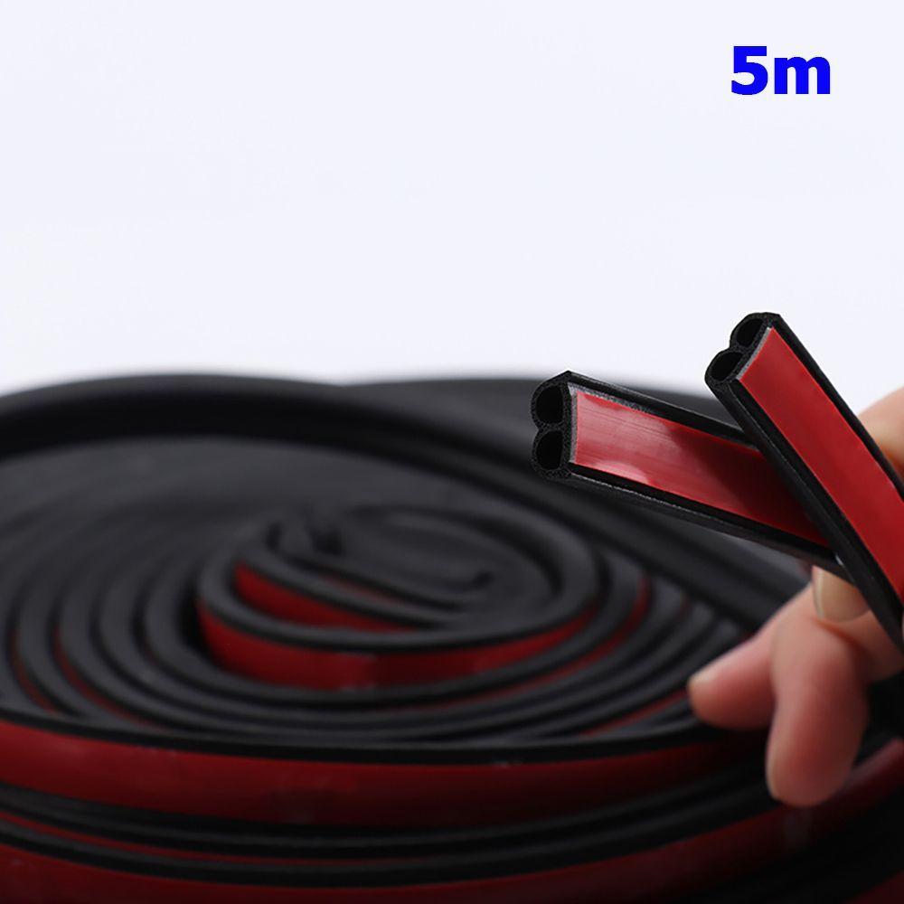 5m Self-Adhesive Rubber Sound Insulation Anti-Dust Weatherstrip Sealants Seal Strip Anti-collision