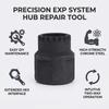 Bike Ring Nut Tool Fit for EXP System Gear Ring Removal 18T High Strength Chrome Steel Bike Rear Wheel Hub Repairing