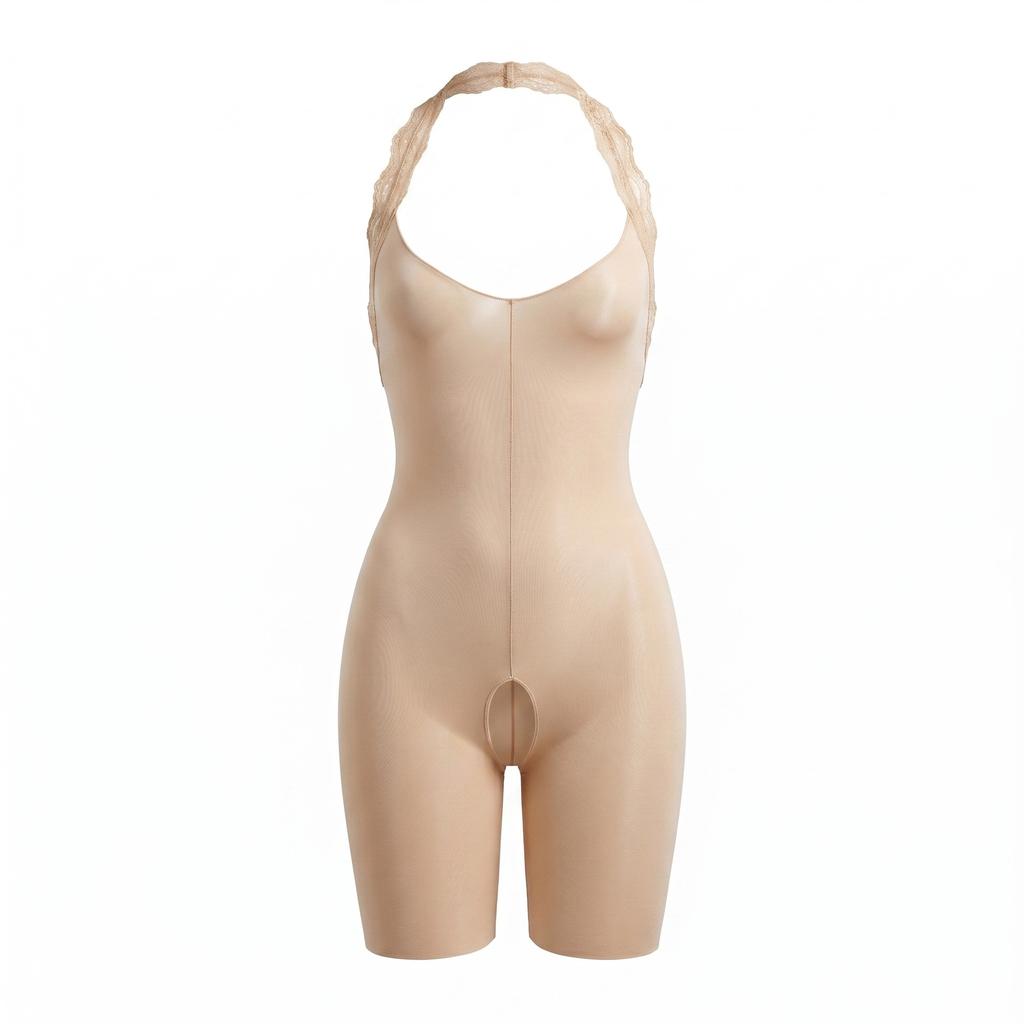 Women Sexy See Through Halter One Piece Mesh Sheer Intimate Lingerie