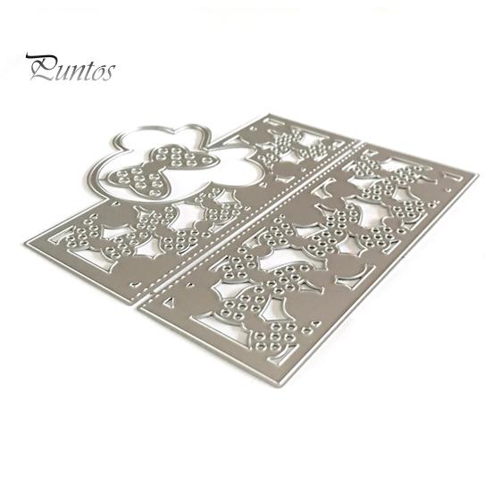 

Трафарет для резки животных в форме мыши для изготовления бумажных карточек из альбома «сделай сам» серебряный