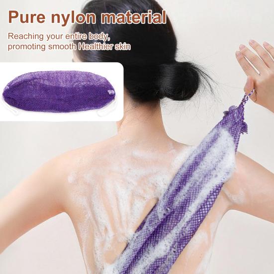 African Shower Net Exfoliating Sponge with Knots Body Scrubber Body Scrub Quick Drying Hygienic Shower Bathing Net