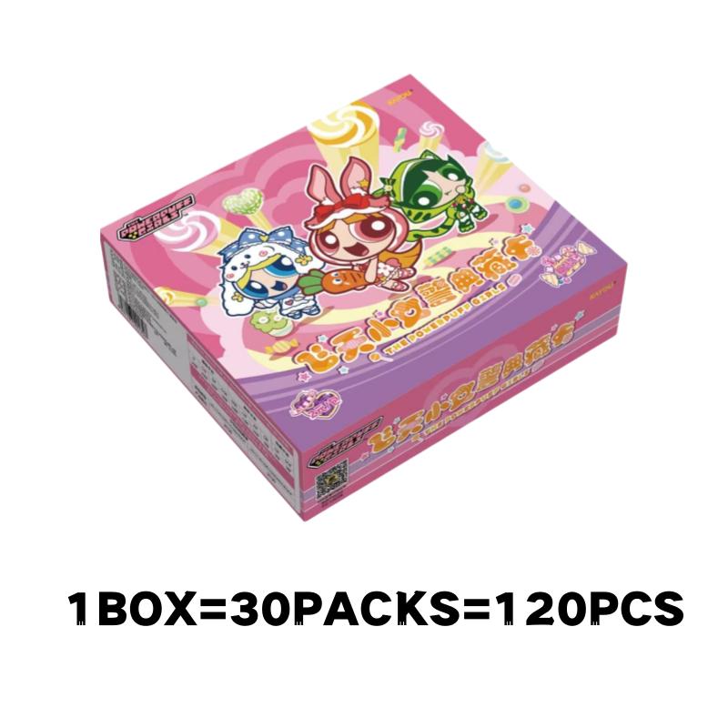 THE POWERPUFF GIRLS Collection Card Candy Pack Vol.1 sealed box Anime Collector Cards Toys Gifts festival gift