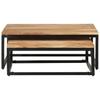 Nesting Tables 2 Pcs. Solid Acacia Wood